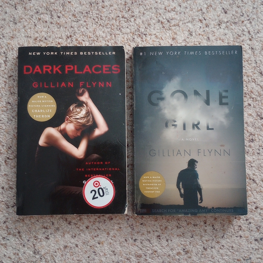 Dark Places & Gone Girl Books By Gillian Flynn Thriller Mystery Suspense